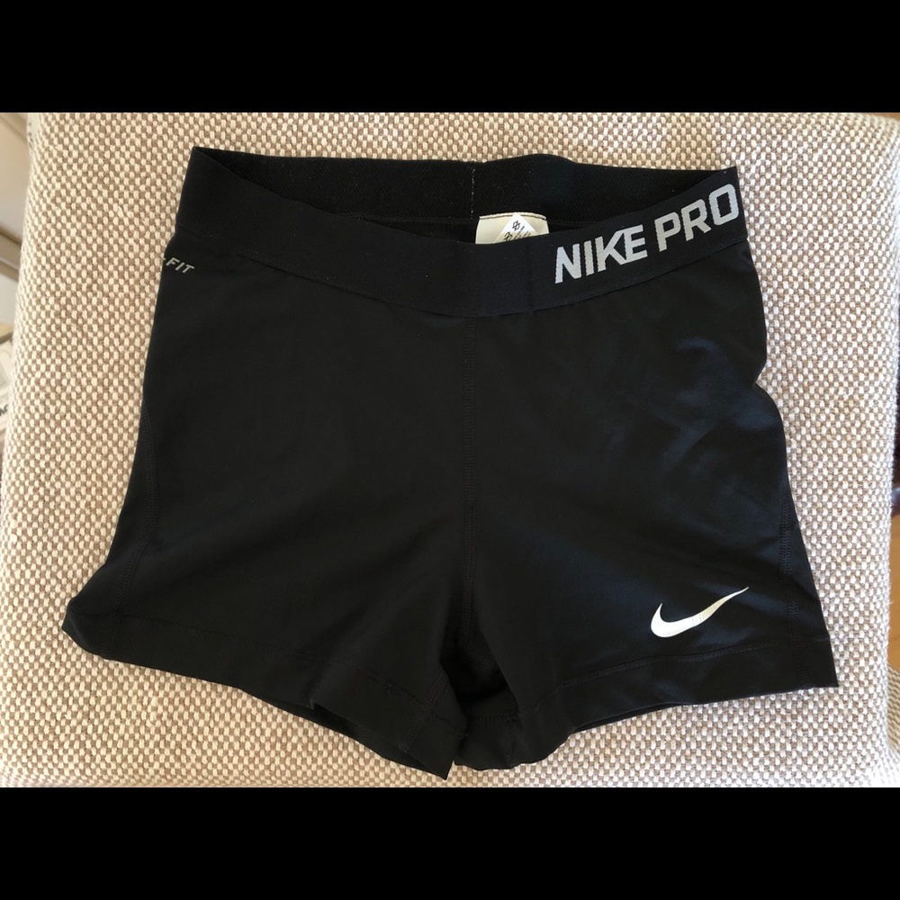 Nike pro spandex shorts